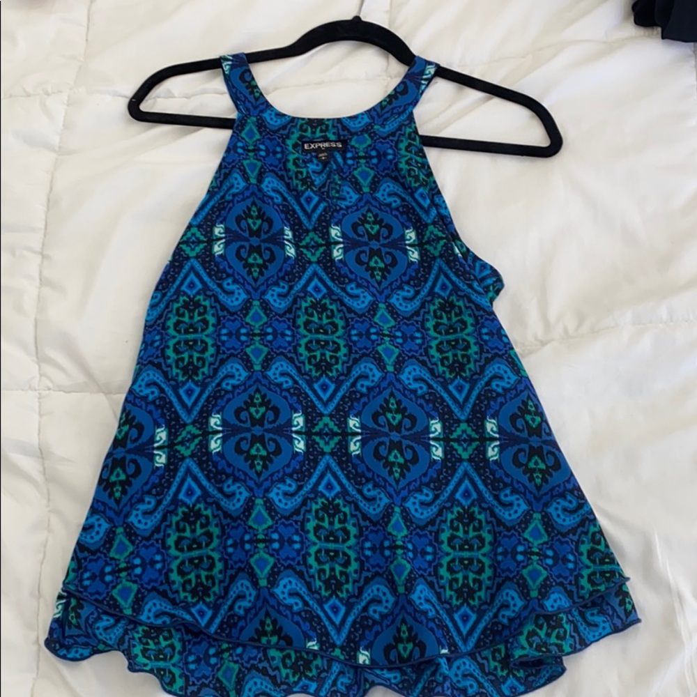 Blue tank top